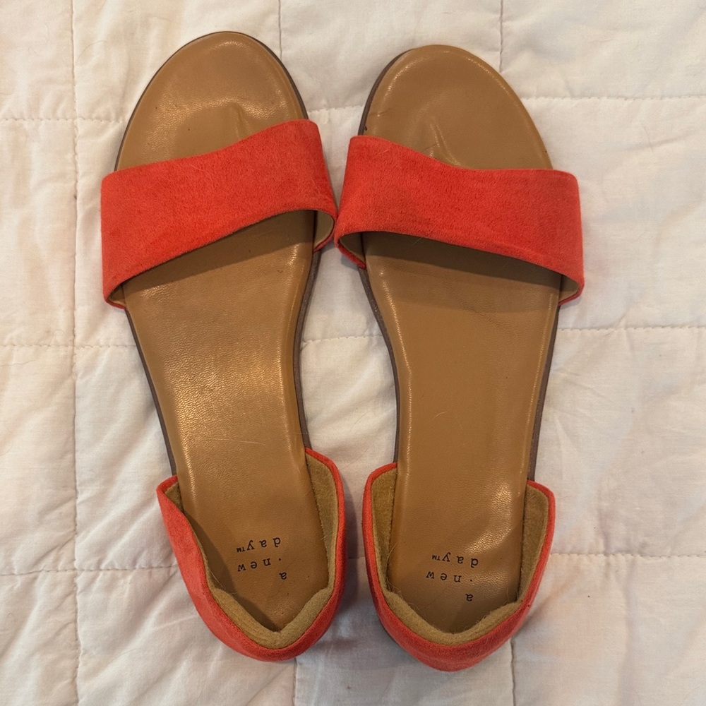 Women's Red-Orange Sandals